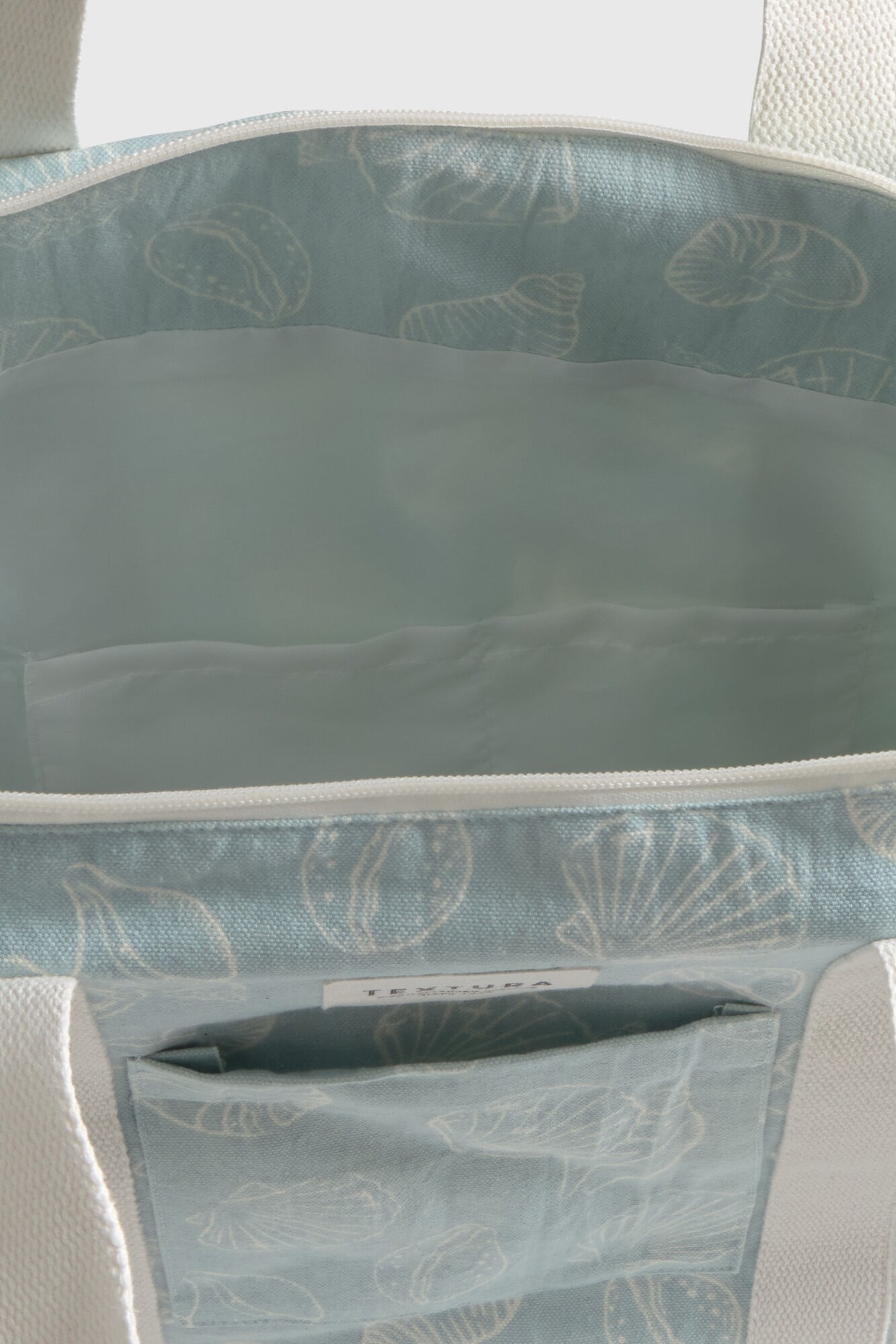 Textura Strandtasche aus gek&auml;mmter Baumwolle