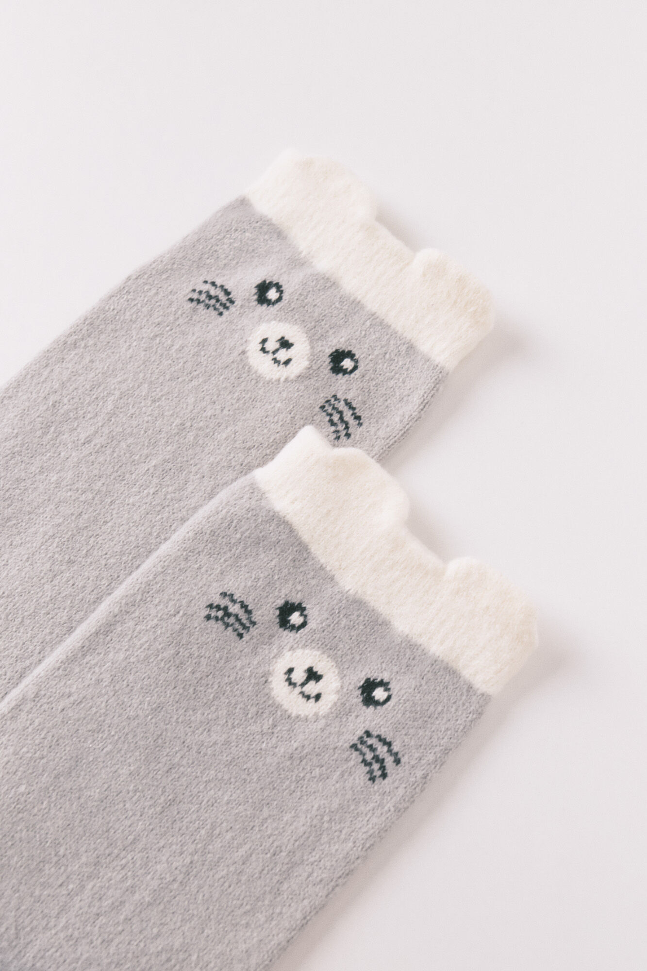 Women'secret 3D rabbit print long socks