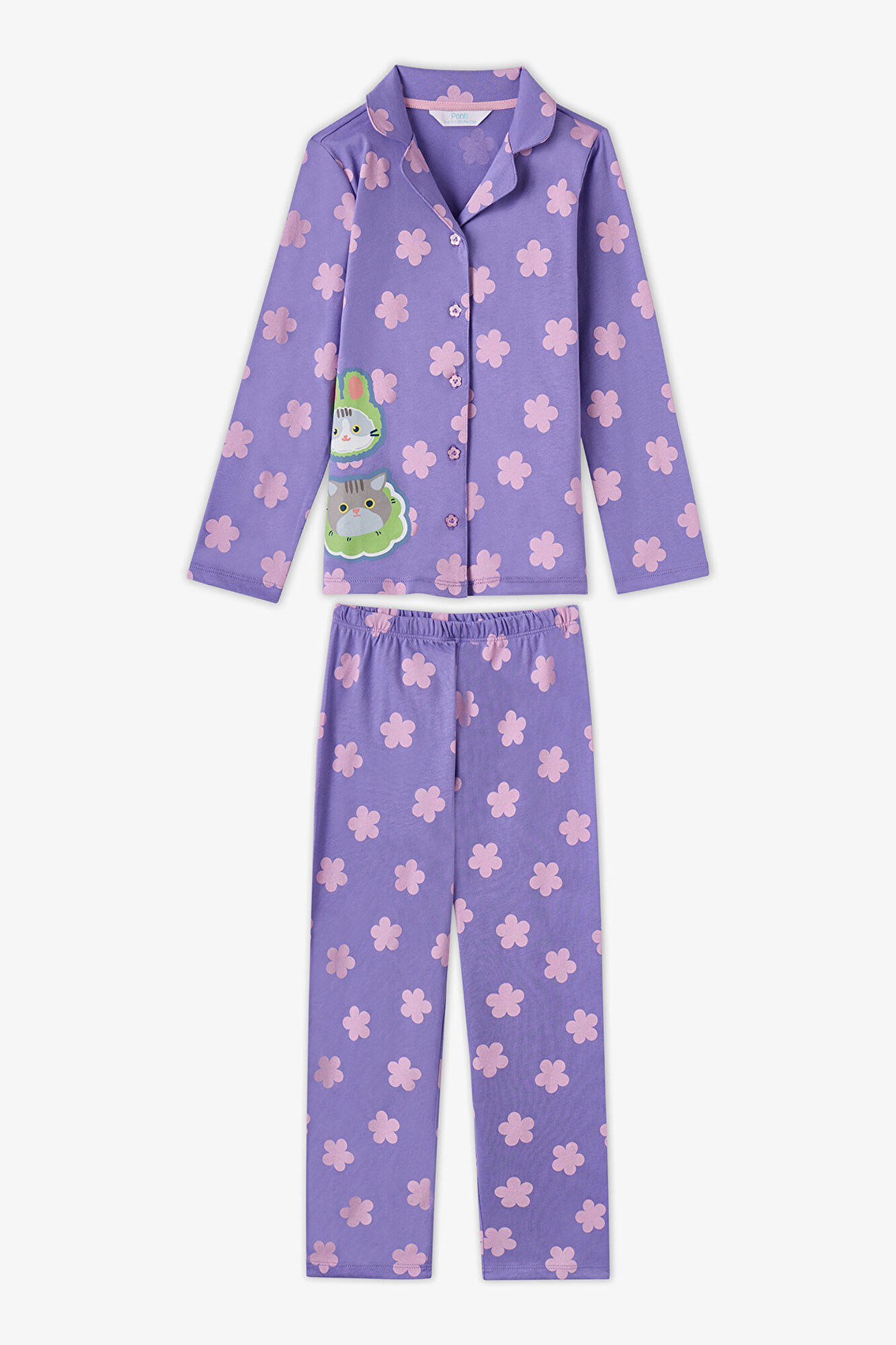 Penti Pijama de Manga Larga para Ni&ntilde;a