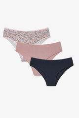 Penti Pack 3 bragas estampado floral estampado