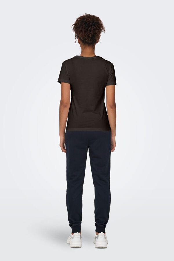 Only Play Cotton basic T-shirt nude