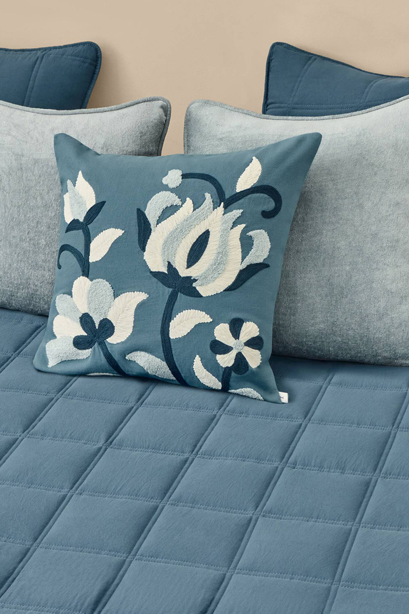 Textura Karierte Tagesdecke aus Mikrofaser