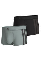 Adidas Pack 2 logo boxers green