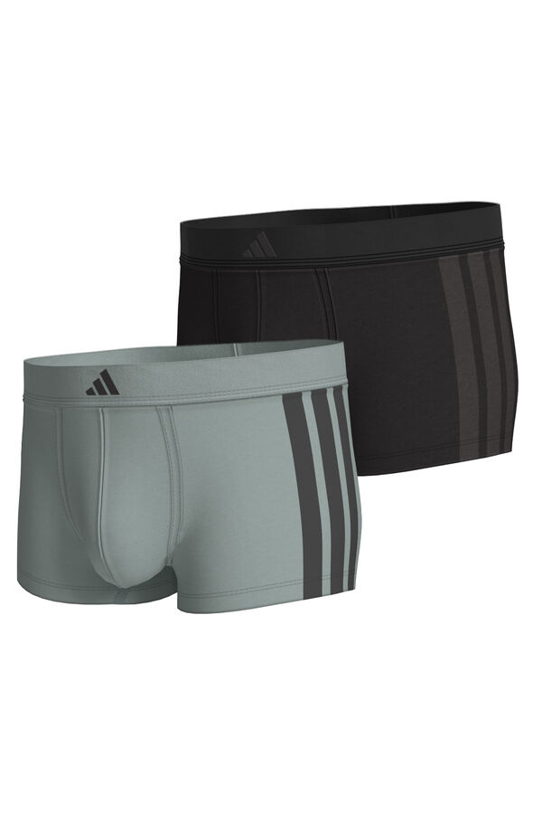 Adidas Pack 2 logo boxers green