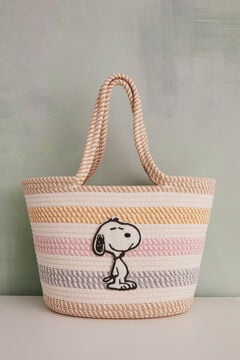 Womensecret Snoopy cotton basket bag printed