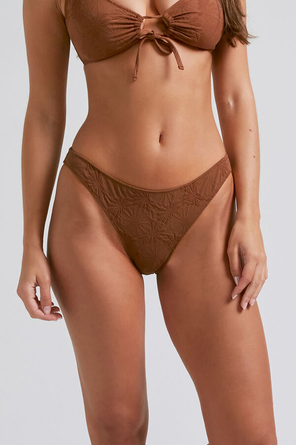 Womensecret Caramel bikini bottoms Smeđa