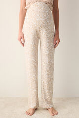 Penti Long maternity pyjamas pants brown