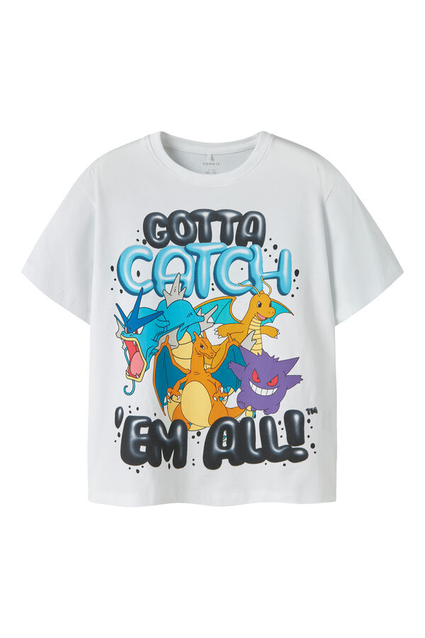 Name it Short sleeve boy's T-shirt POKEMON white