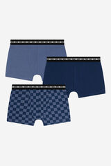 DIM Plain and printed 3-pack boys' boxers printed