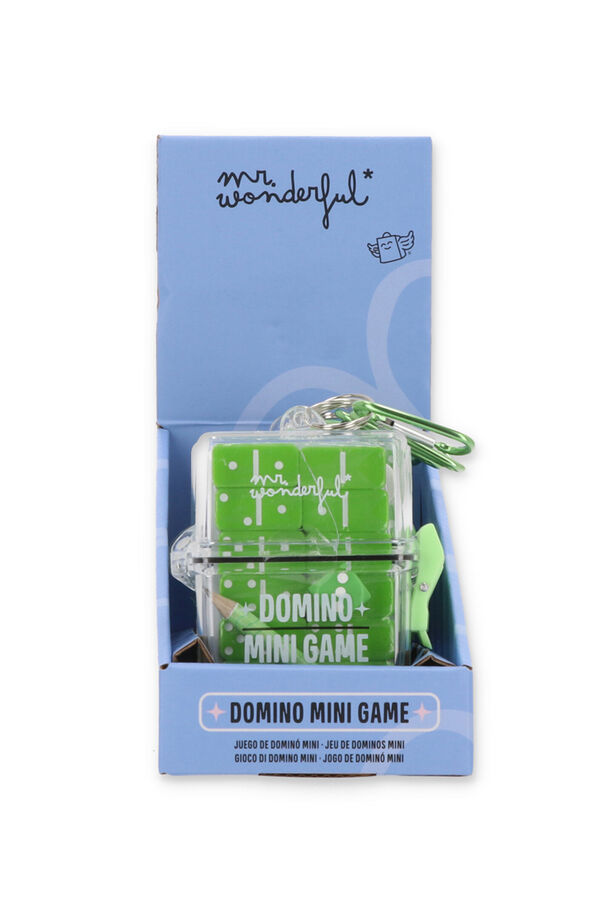 Mr. Wonderful Juego de domin&oacute; mini &iexcl;Diversi&oacute;n en cualquier parte! estampado