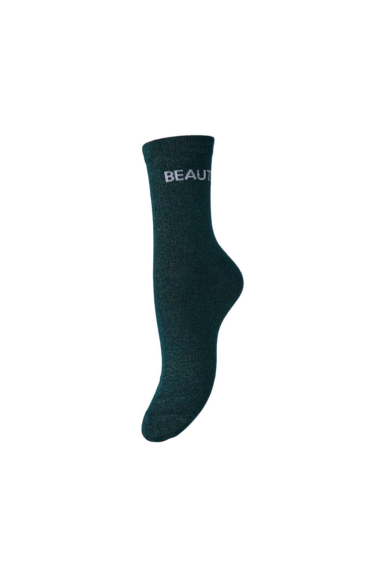Pieces Lurex print socks