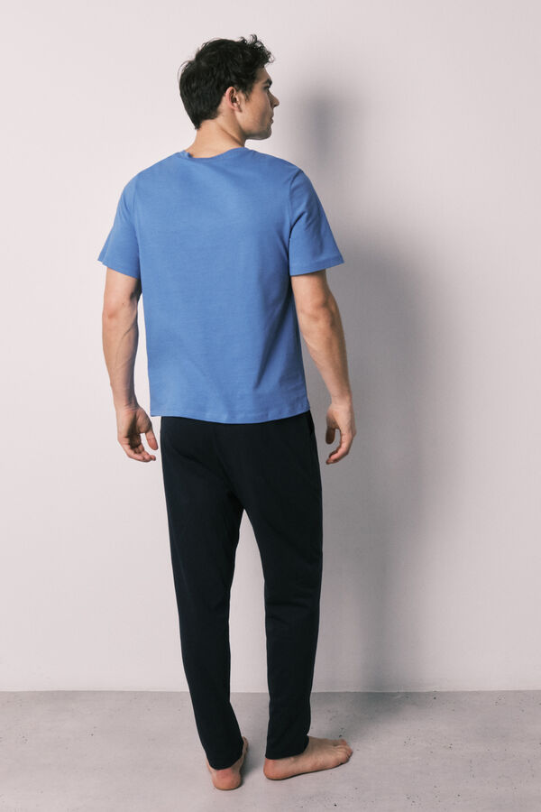 Women'secret Pijama largo hombre100% algod&oacute;n Superman estampado