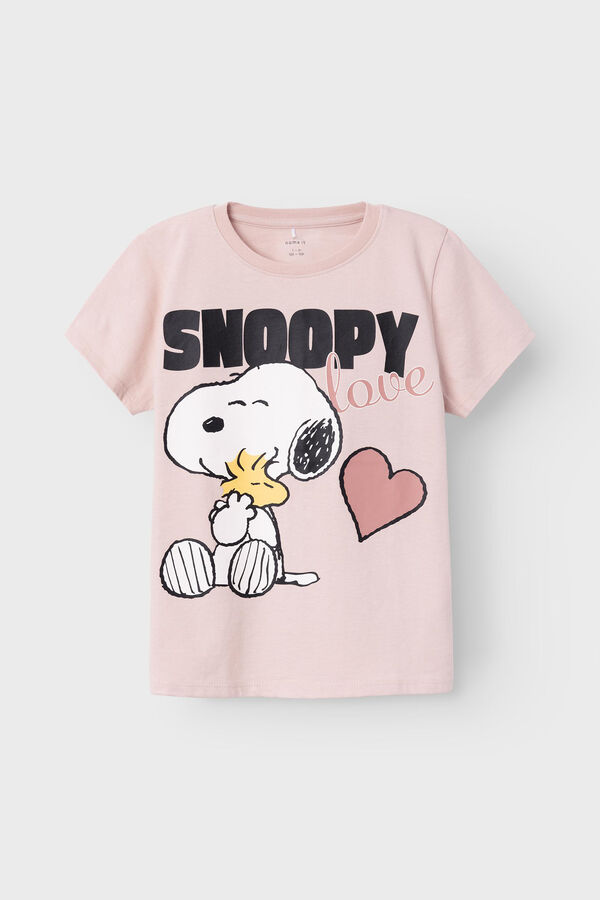 Womensecret Camiseta SNOOPY pink