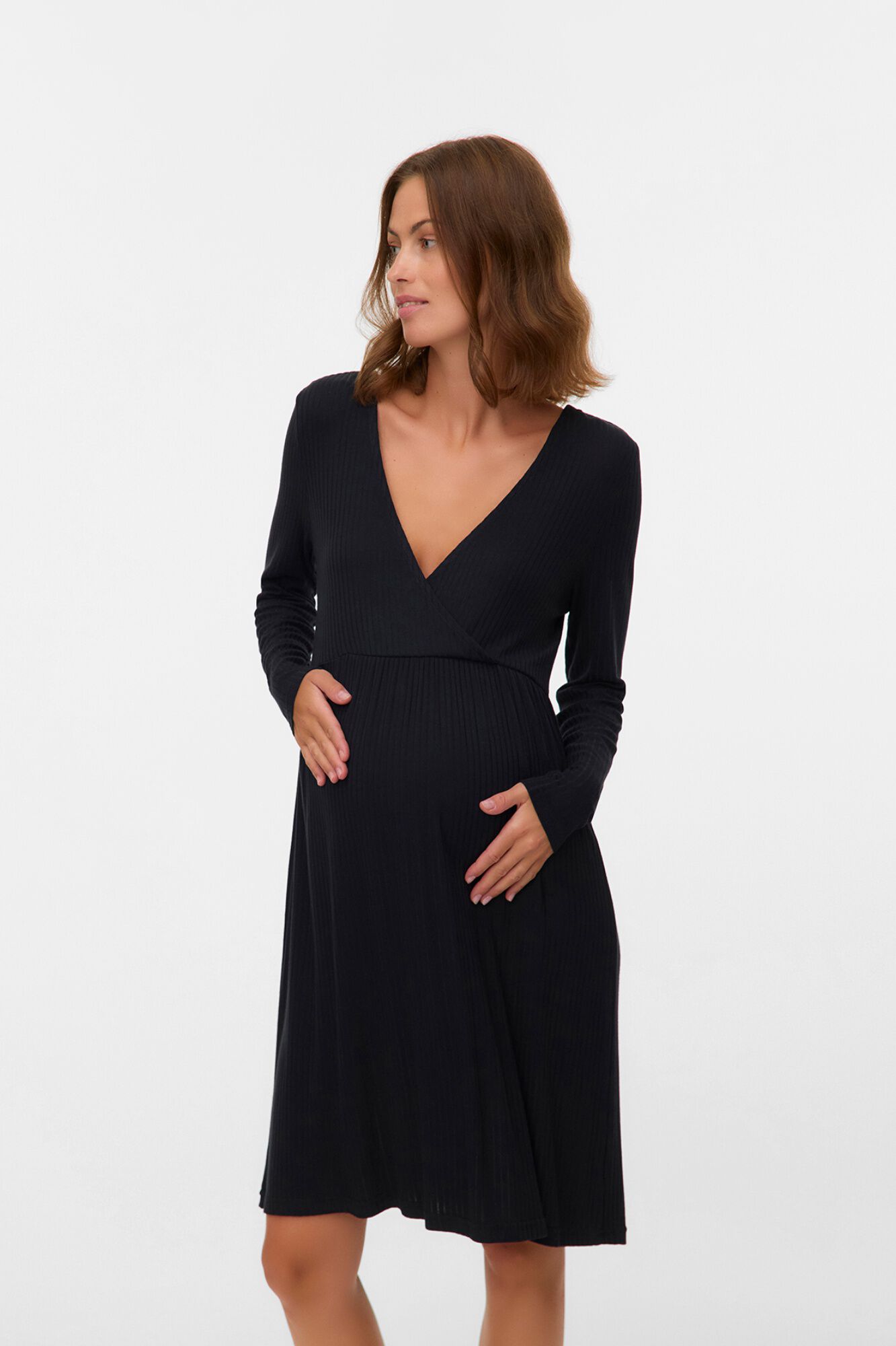 Mamalicious Umstandsmode Midi-Kleid