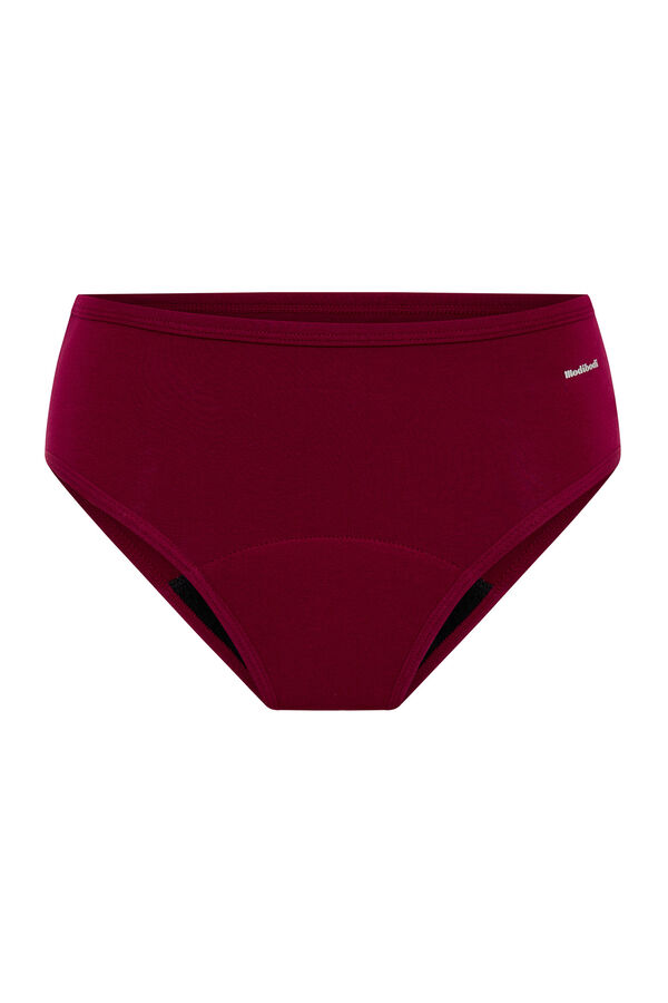 Modibodi classic Menstrual Panties Organic Cotton Moderate red