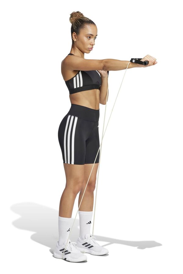 Adidas Mallas cortas Optime 3 bandas negro