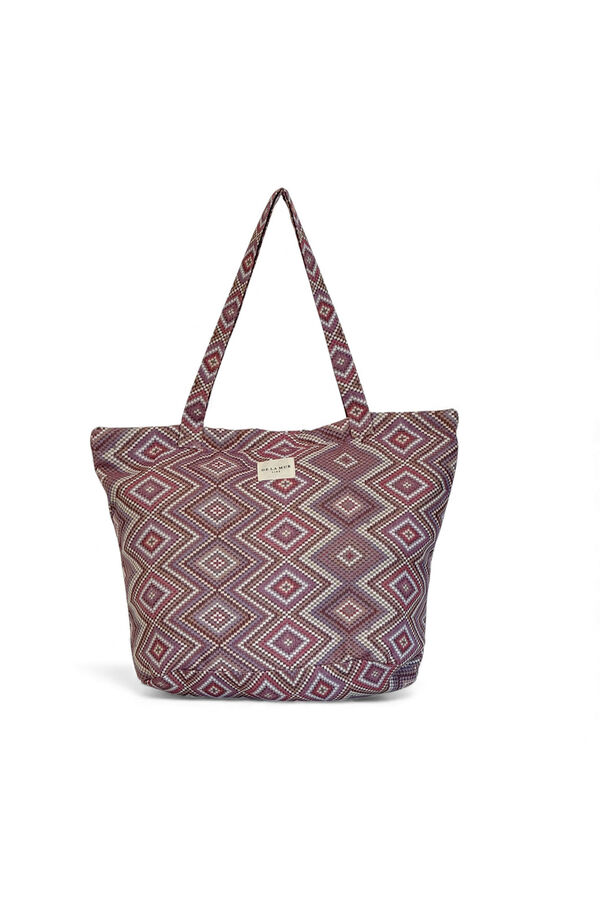 De La Mur Bolsa Grande Cremallera Nana morado/lila