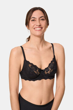 Womensecret Lace underwired bra black