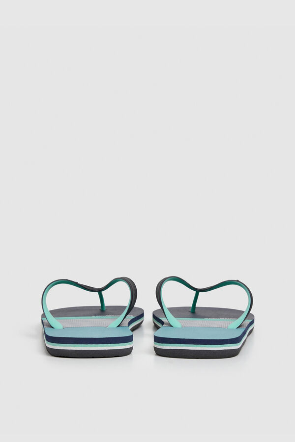Pepe Jeans Multicoloured striped sandals grey