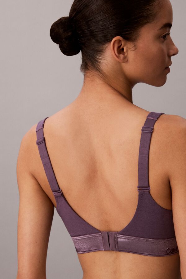 Calvin Klein  Soutien bralette pr&eacute;-moldado preto