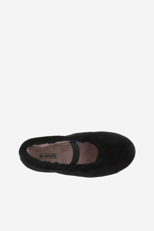 Victoria Chinelos de quarto fechados para meninas preto