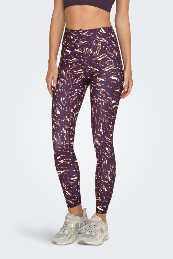 Only Play Printed B-Dry leggings with side pocket pink