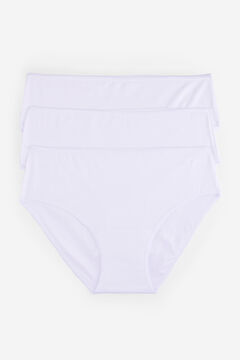 Womensecret 3 microfiber panties pack white
