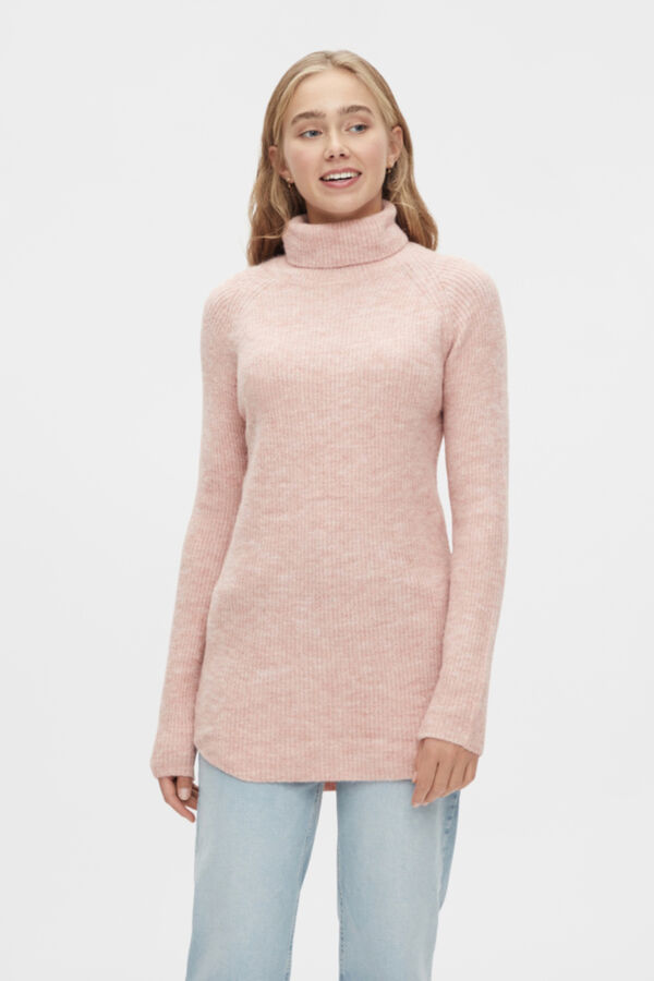 Womensecret Long knit jumper  rózsaszín