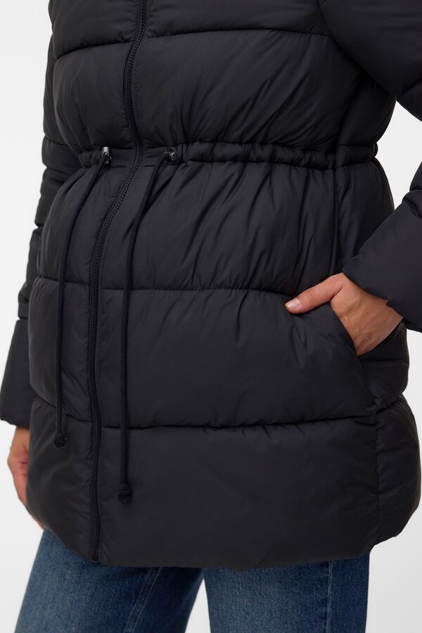 Mamalicious 2-in-1 puffer jacket black