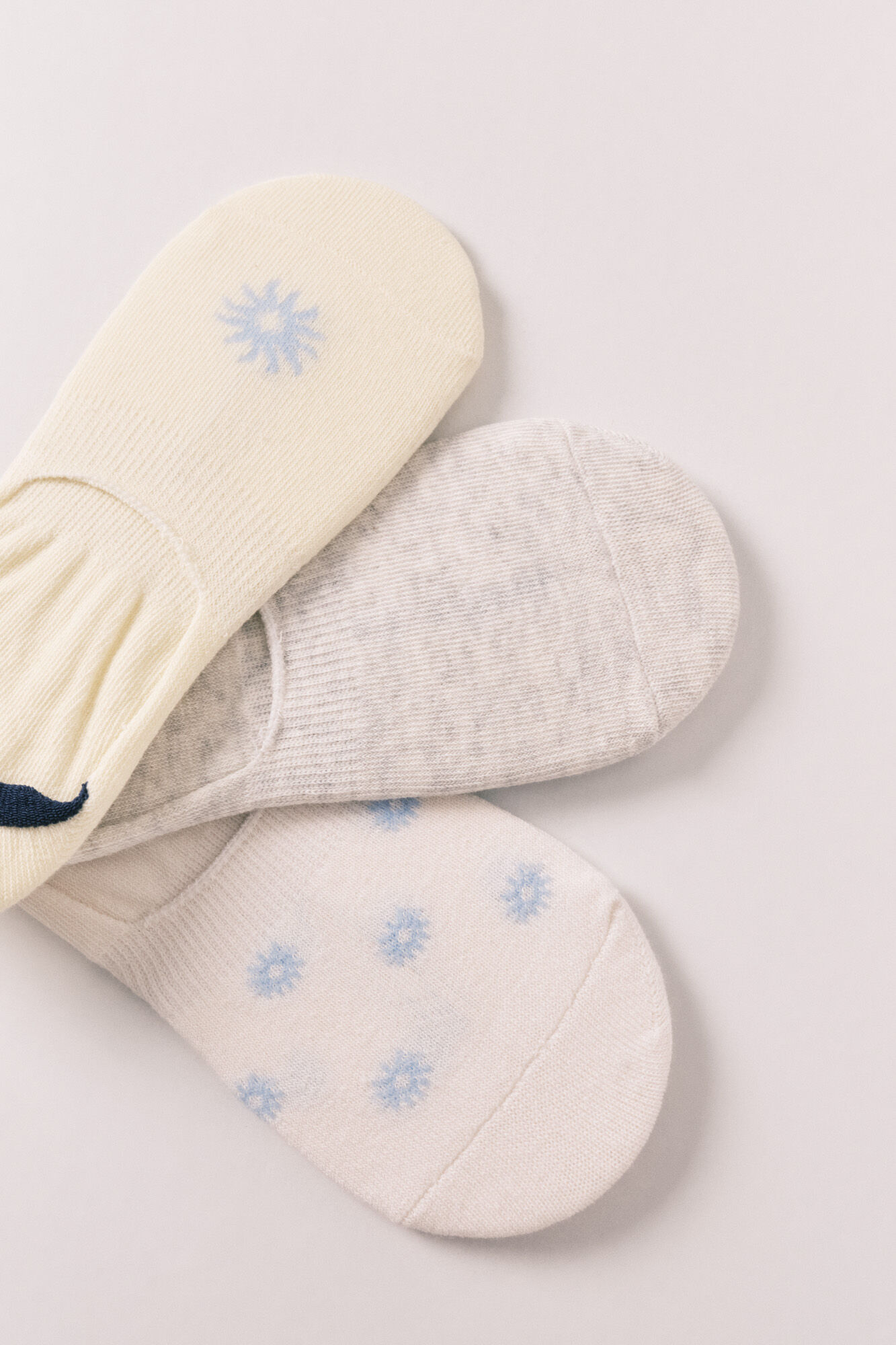 Women'secret 3er-Pack bedruckte F&uuml;&szlig;linge mit verschiedenen Sonnenmotiven