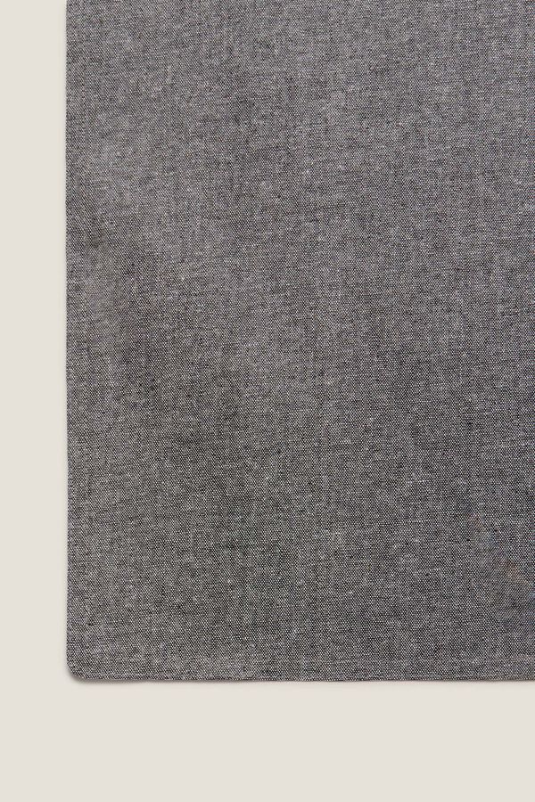 Womensecret Conjunto de 2 individuais de algodão cinzento