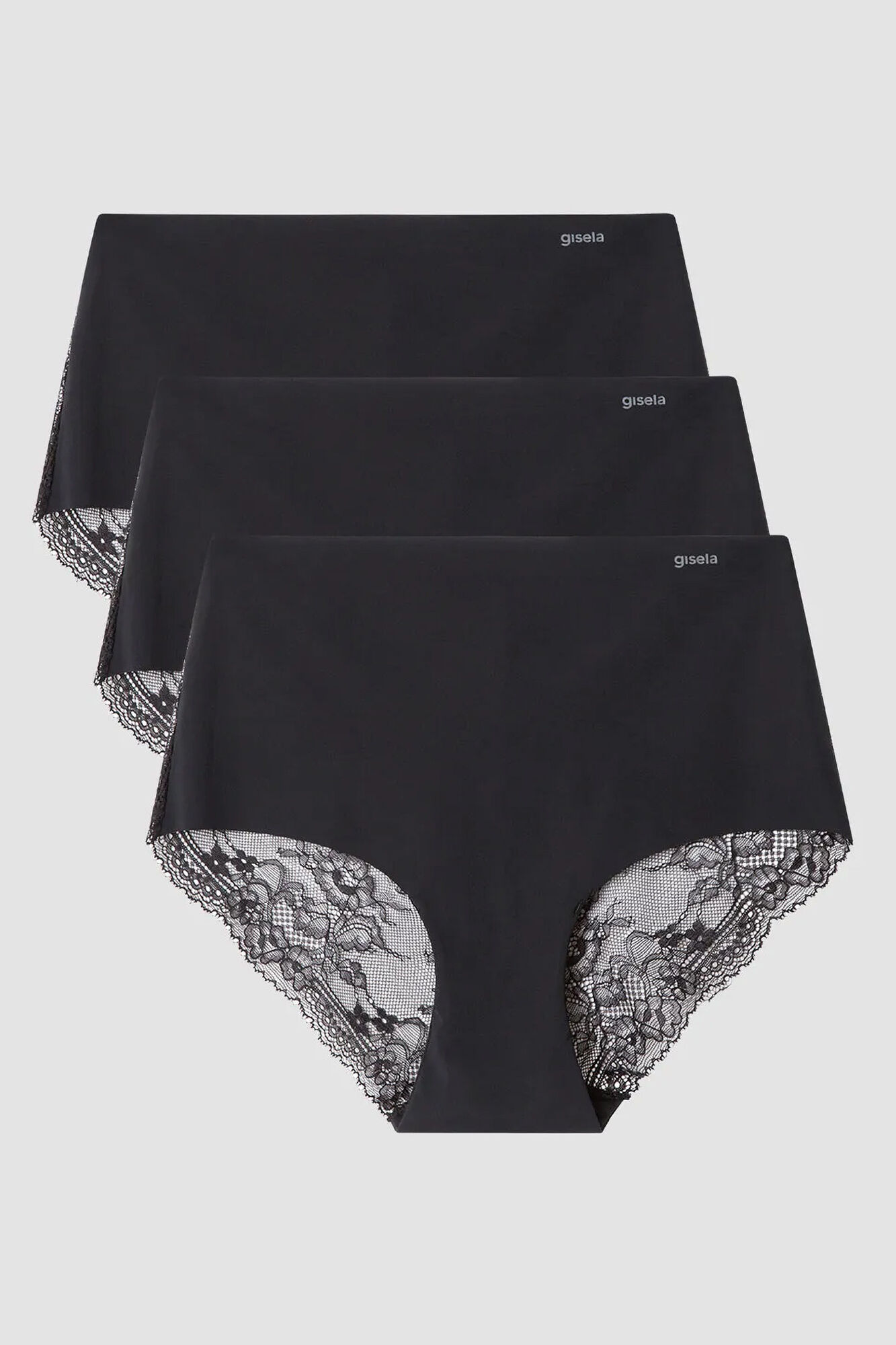 Gisela Laser cut high-rise panties