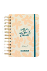 Mr. Wonderful Agenda peque&ntilde;a Office 2024-25 Diaria - Cada d&iacute;a estoy m&aacute;s cerca de conseguirlo estampado