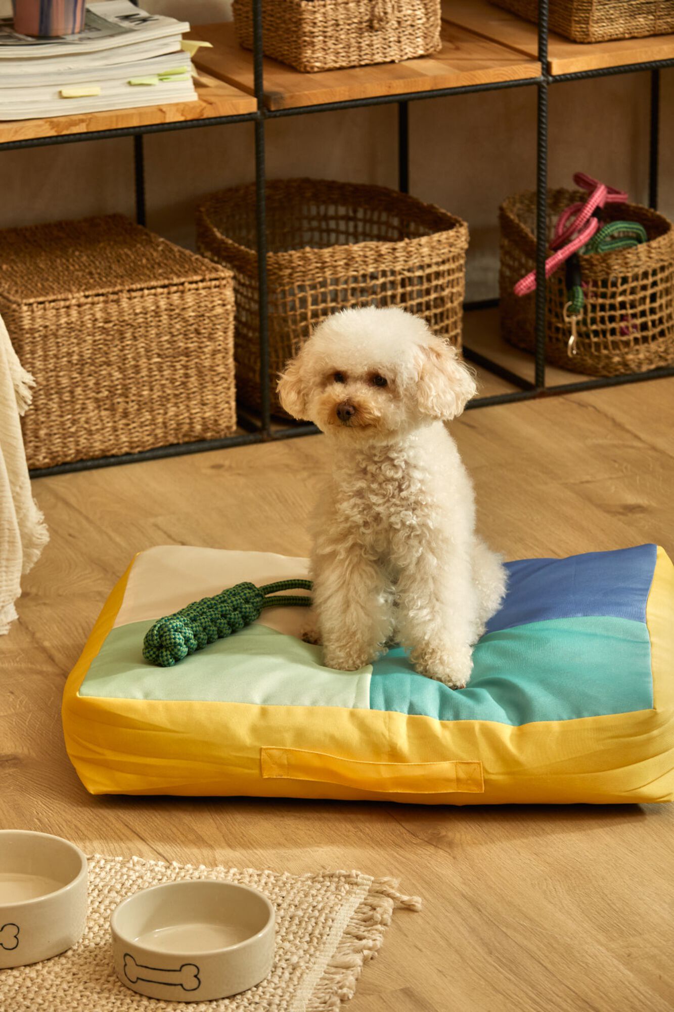 Calma House T&uuml;rkises Haustierkissen Buby