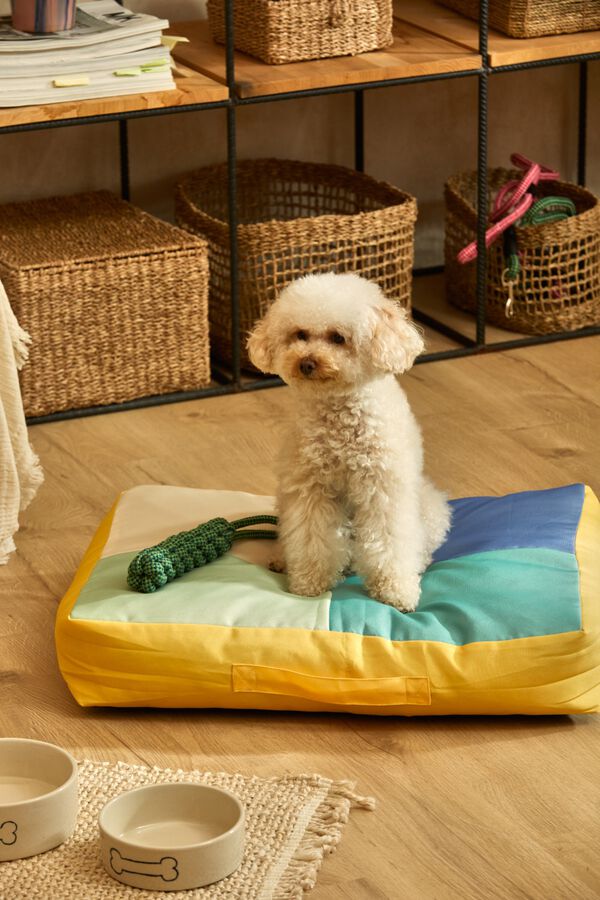 Calma House Turquoise Buby pet cushion 60x40x12 blue