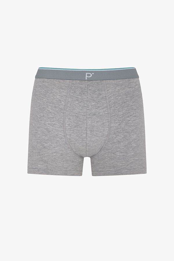 Penti Pack 3 boxers algod&oacute;n grises estampados estampado
