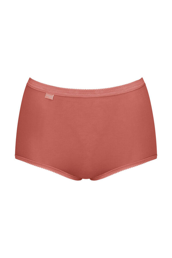 Sloggi Pack 3 bragas altas sin costuras rojo