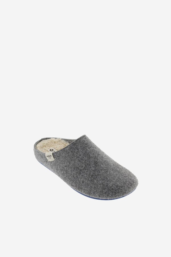 Victoria Zapatillas de casa fieltro gris