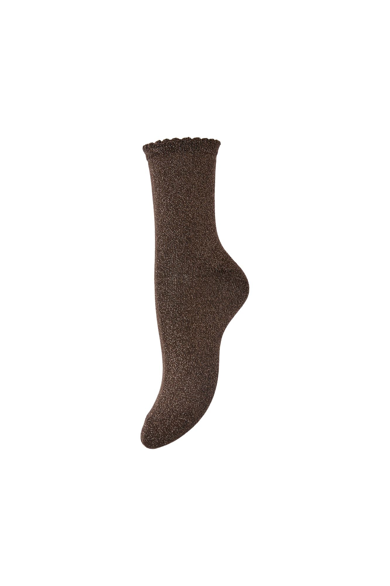Pieces Plain lurex socks