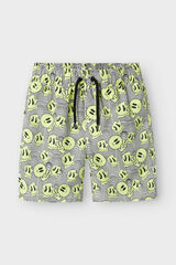 Name it print boy's swimsuit white