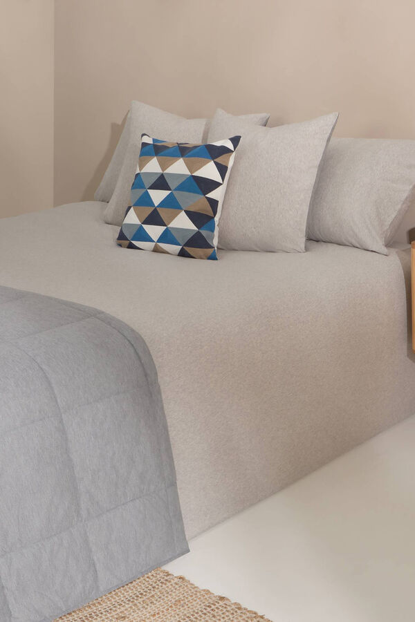 Textura Jersey-knit duvet cover. For a 135-150 cm bed. grey