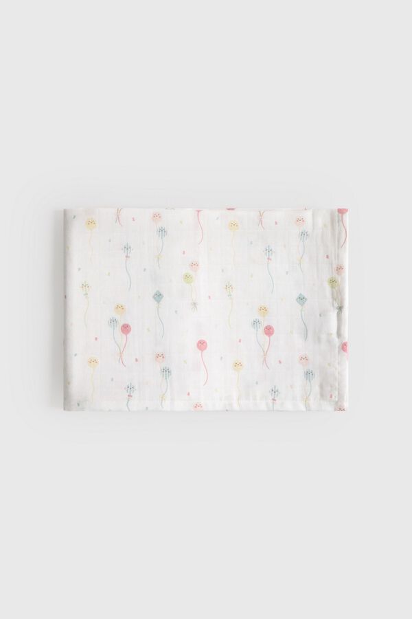 Textura Cotton muslin balloon sleeves blanc