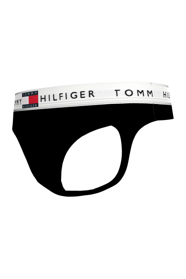 Tommy Jeans Thong logo Crna