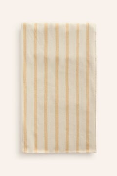 Womensecret Strandtuch Frottee Streifen Senfgelb Savina mit Print