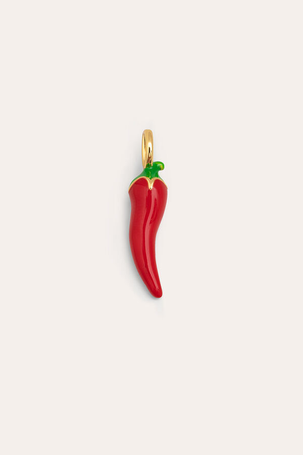 Singularu Charm Chili Pepper Ba&ntilde;o Oro amarillo