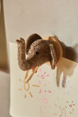 Calma House Elephant felt magnet grey