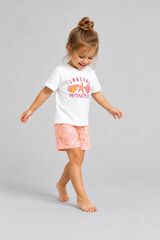 Name it Pijama corto de ni&ntilde;a blanco