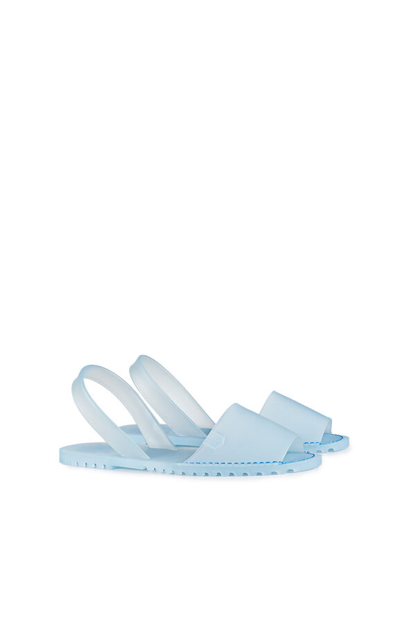 Womensecret Aquamarine Menorcan sandal bleu