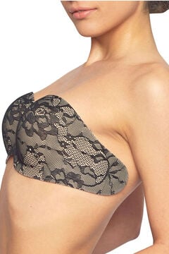 Womensecret Spi strapless adhesive bra  black