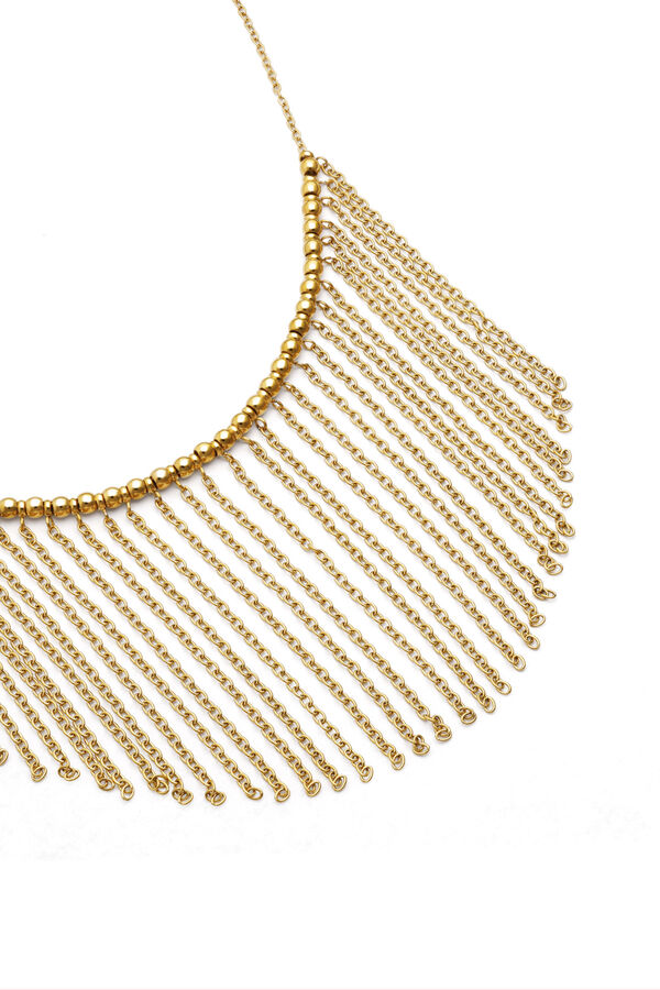 Singularu Collar Regina Acero Ba&ntilde;o Oro amarillo